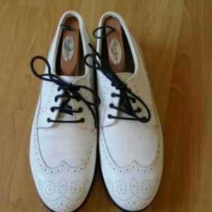 Hogan White Men's Brogue Oxfords Sz 9.5 Italy Lace Up